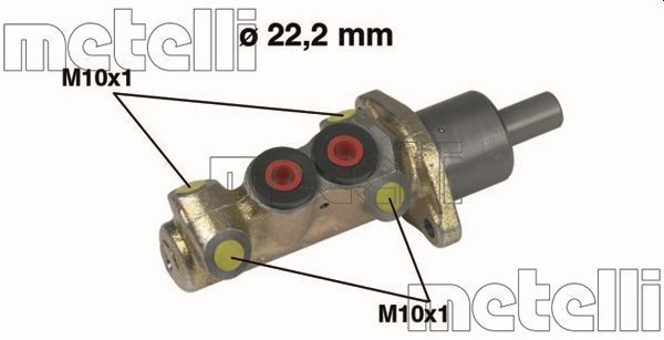 METELLI 05-0196 | Ana Merkez VW Golf III,Caddy II 22,2mm Lucas Döküm