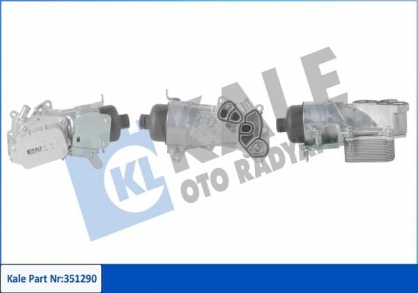 KALE 351290 | Yağ Soğutucu Komple (Aparatlı) (Ford Focus / C-Max / Fiesta / Courıer / 68-70-90-95-110-115Ps 1.4 1.5 1.6 TDCI 02-18) Peu