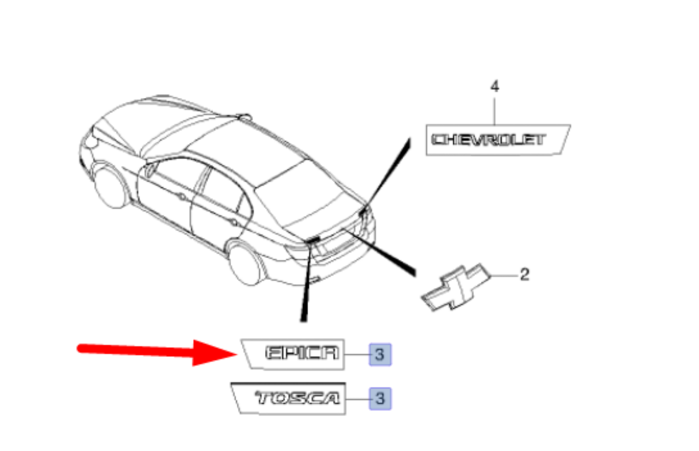 ANADOL 96634913 | Bagaj Yazısı Epica