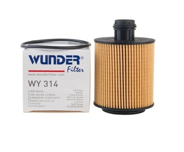 WUNDER WY314 | Opel Astra J 1.3 Dizel Yağ Filtresi