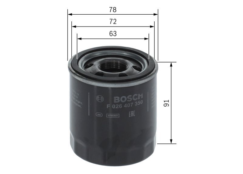 BOSCH F026407350 | Yağ Filtresi 20-Insignia.B *F20sht*