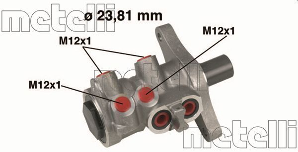 METELLI 05-0313 | Ana Merkez (+ ABS) (+ Esp) 4 Çıkış Ate Sistem (Ford Focus 1.4-1.6-2.0 98-04 )