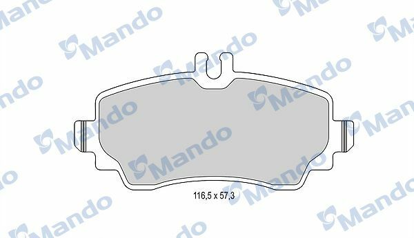 MANDO MBF015131 | Fren Balata Ön 98-05 A.S-W168
