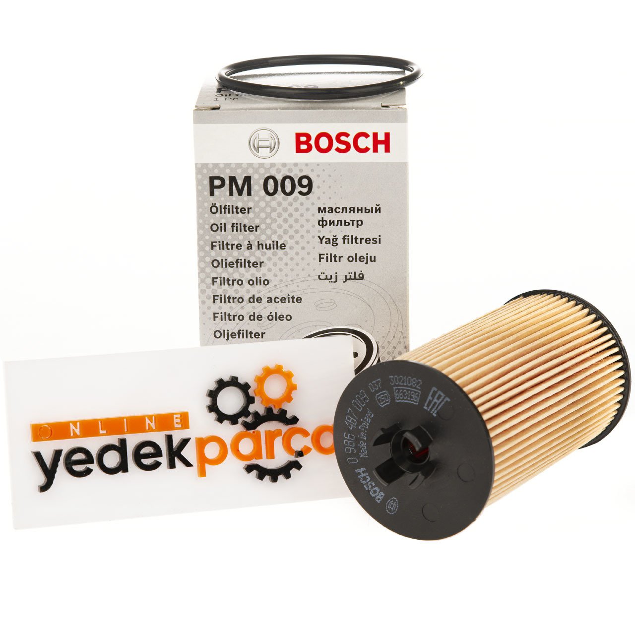 BOSCH 09864B7009 | Opel Meriva B 1.4 (A14XER-A14NET) Motor Yağ Filtresi