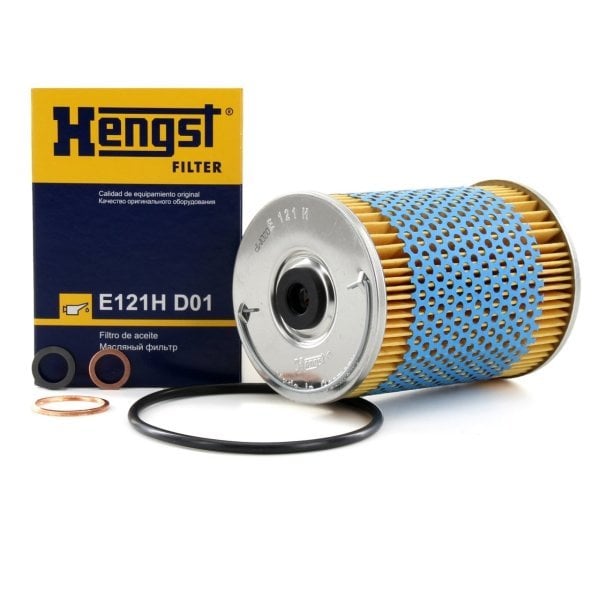 HENGST E121HD01 | Mercedes Benz W126 Kasa 280 S Yağ Filtresi (HEN.E121HD01, 0001800609)
