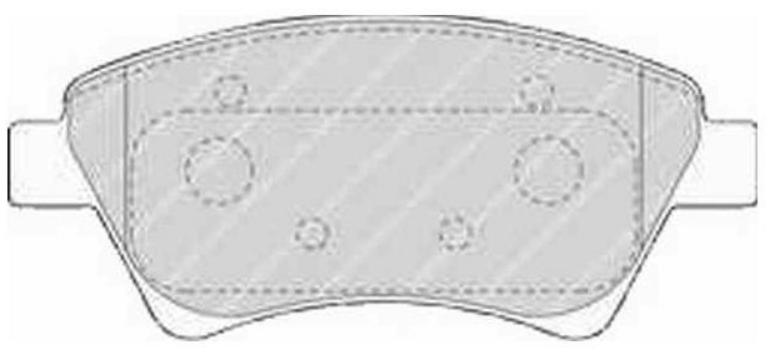 FERODO FDB1544 | Renault Megane 2 E.M 1.5 dCi Ön Fren Balata Takımı