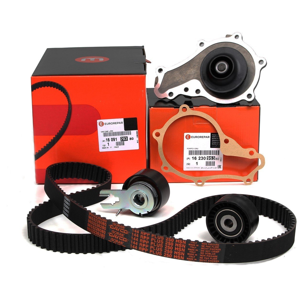 EUROREPAR 1609120380 | Peugeot 207 1.4 Hdi Triger Seti ve Devirdaim Komple Set Orijinal