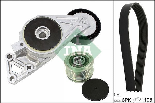 INA 529047020 | V Kayış Seti A3 Tt Alhambra Leon Octavia Bora Golf VI Caddy Sharan 97-10 Aeg Apk Aqy Azh Azj 1.6 1.8 2.0T