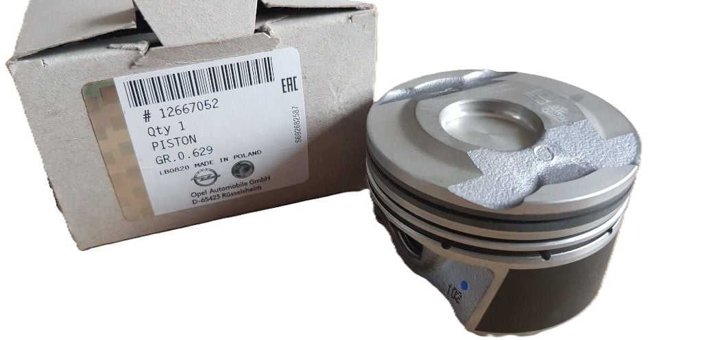 PSA 12667052 | Opel Astra K 1.4 Turbo (150 BG) B14XFT Piston Sekman Takımı (4 Adet) Orijinal STD Ölçü