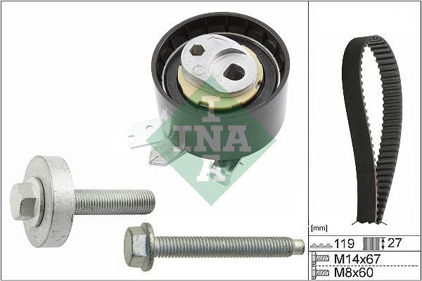 INA 530084310 | Renault Kango Express 2021- 1.5 Blue dCi Euro 6 Motor Triger Seti