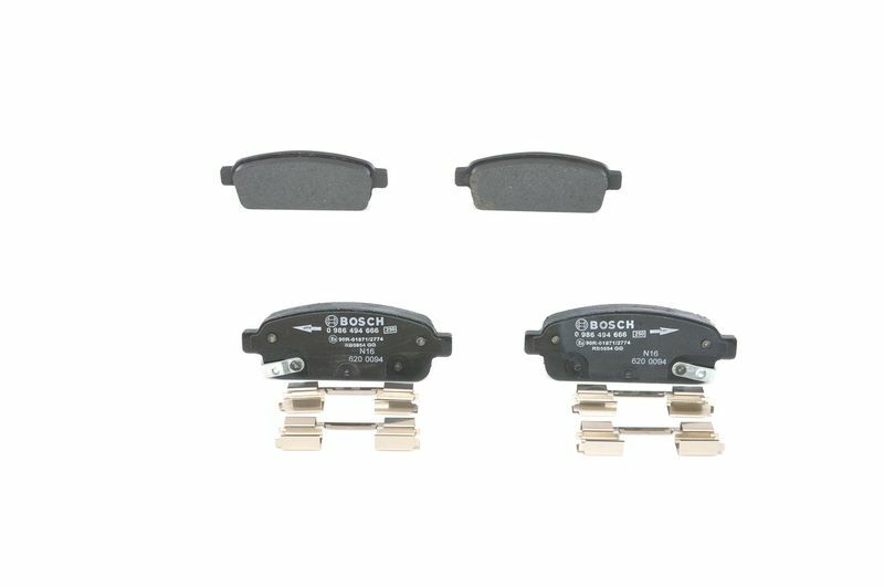 BOSCH 0986494666 | Fren Balata Arka 09-Astra.J-Cruze