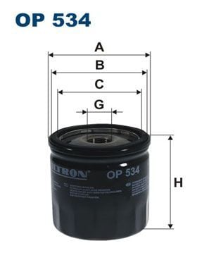 FILTRON OP534 | Yağ Filtresi