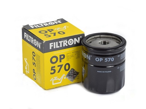 FILTRON OP570 | Chevrolet Kalos 1.4/1.6 16 Valf Demir Yağ Filtresi