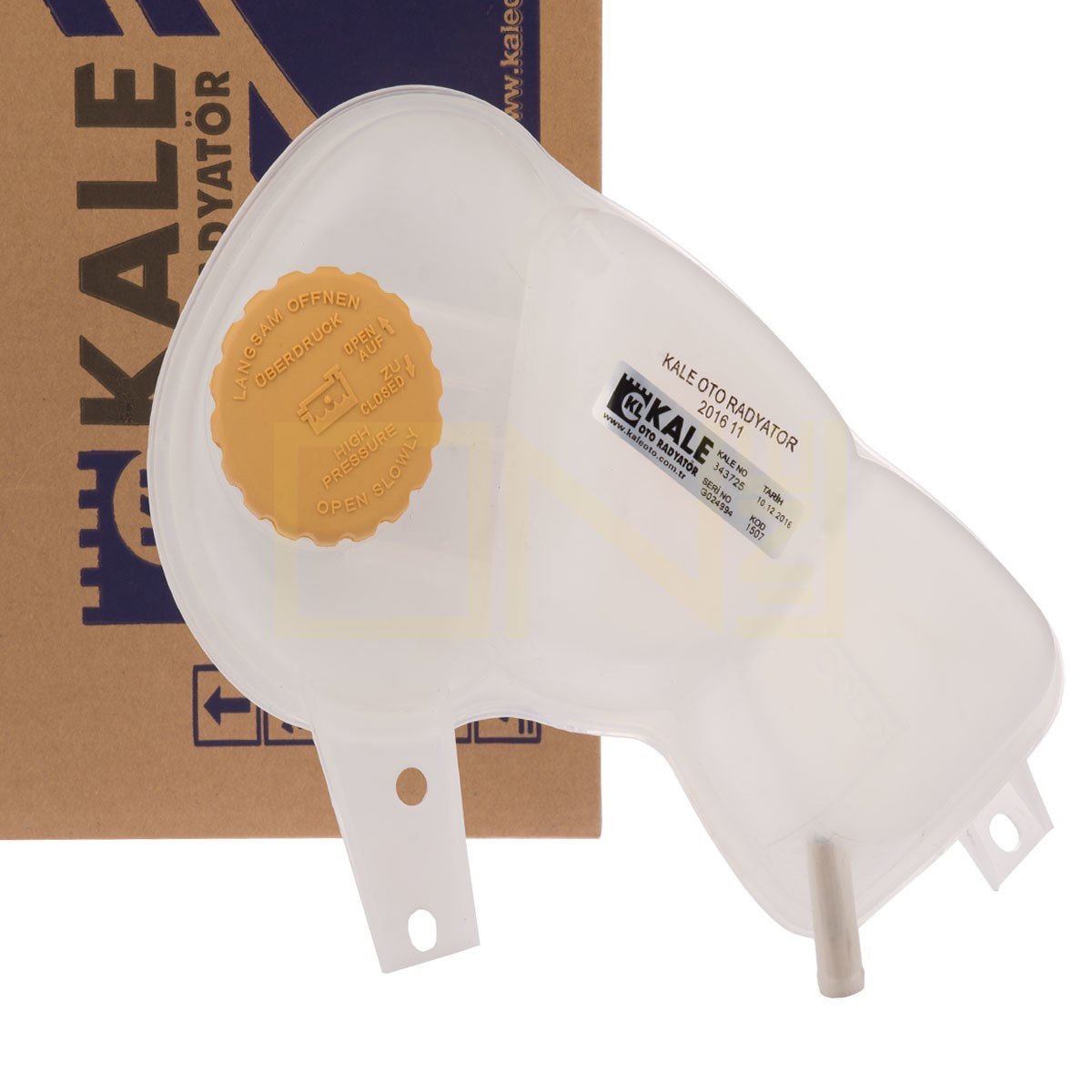 KALE 343725 | Opel Astra F 1.4-1.6 8V Radyatör Su Deposu/Su Depo Kapağı Komple Tek Çıkışlı