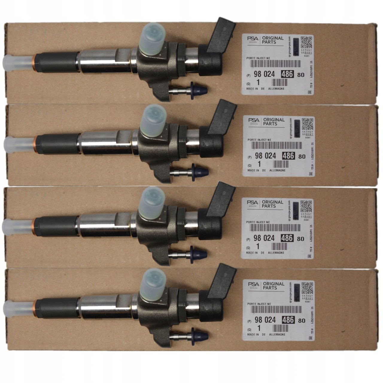 PSA 9802448680 | Ds Ds3 1.6 Hdi Dizel Euro5 Enjektör Takımı (4 Adet) Orijinal