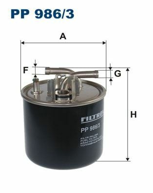 FILTRON PP986-3 | Yakıt Filtresi (Mazot) Audi A8 3,0 / 4,0 / 4,2 TDI Quattro 03-10