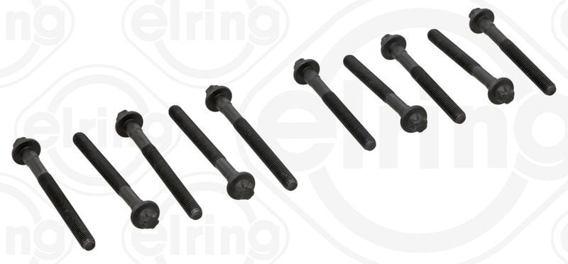 ELRING 759.371 | Silindir Kapak Saplama Takımı [M10 / 1,5×93-5 Ad. + M10 / 1,5×107,5-5 Ad.] (Renault: Clio I 1.2-1.4-Clio II 1.4-1.6-Megane I 1.4-1.6 / Dacia: Logan
