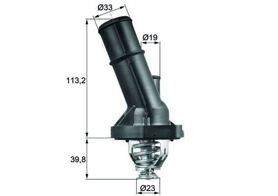 MAHLE TI20282 | Termostat 82°C 12-Mondeo-Focus
