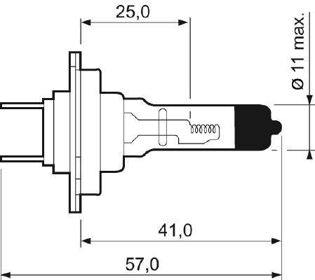 VALEO 32521 | Ampül 12V H7.55W Mavi Işık