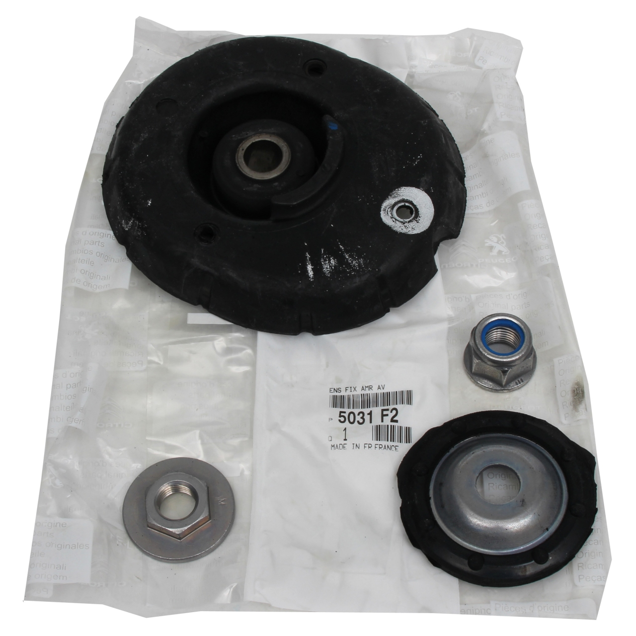 PSA 5031.F2 | Peugeot 2008 Ön Amortisör Takozu+Bilyalı Set Orijinal