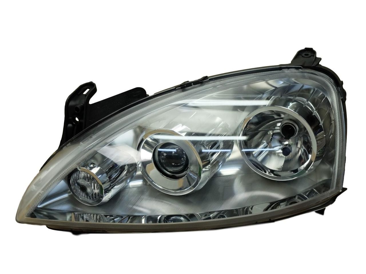 DEPO 442-1136L-LD-EM | Opel Corsa C Sol Far (Şöför Tarafı) Mercekli
