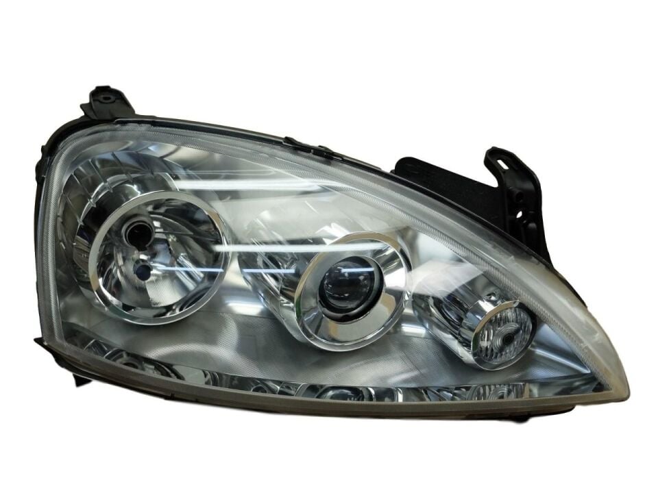 DEPO 442-1136R-LD-EM | Opel Corsa C Sağ Far (Yolcu Tarafı) Mercekli