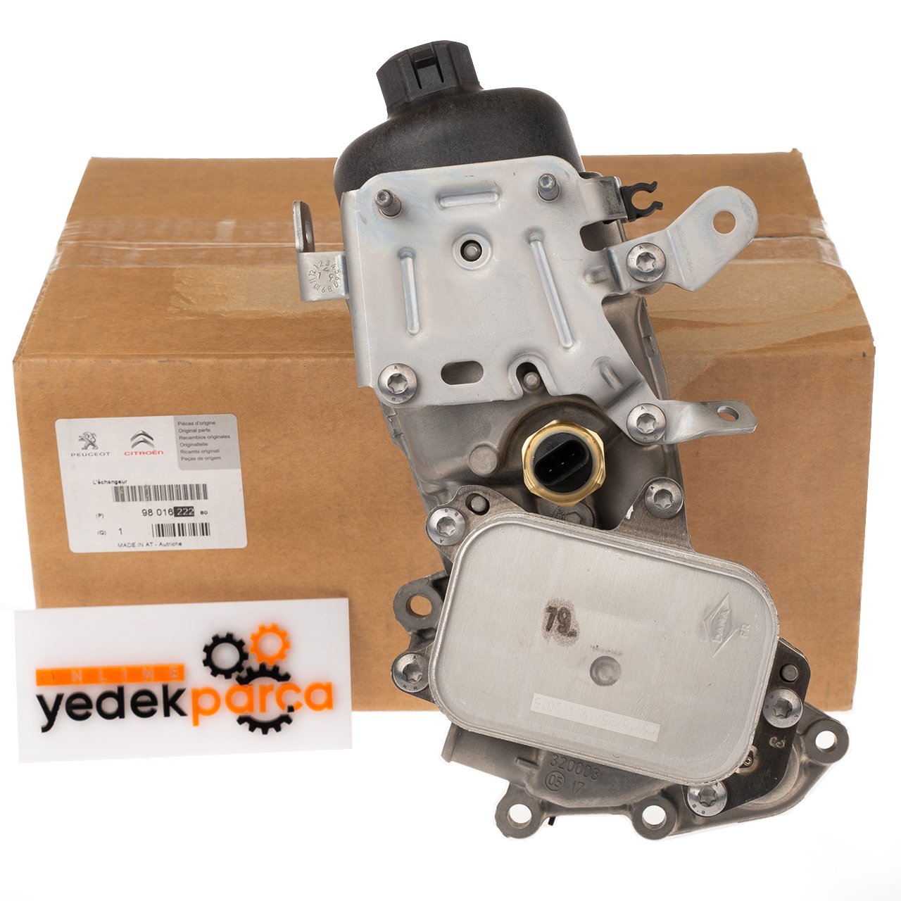 PSA 9801622280 | Peugeot Rifter 1.6 Bluehdi Euro6 Yağ Soğutucu Orijinal