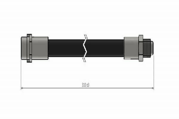 CAVO C800.739.A | Fren Hortumu Arka 93-C-Seri (W202-W203) E-Seri (W210) | 2 Adet