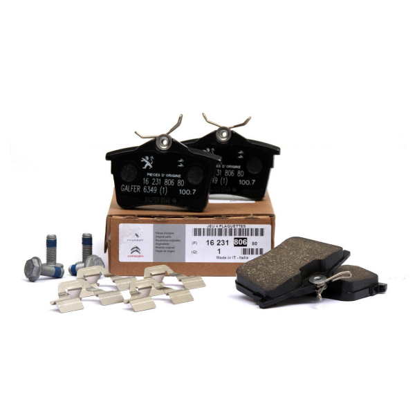 PSA 1623180680 | Peugeot Partner Arka Fren Balata Takımı Orijinal