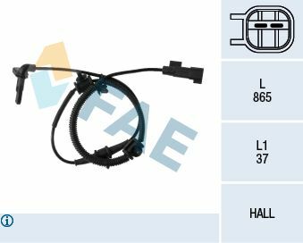 FAE 78111 | ABS Sensörü Ön Astra.J-Cruze