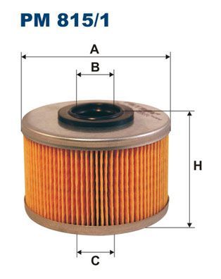 FILTRON PM815-1 | Mazot Filtresi Clio Kangoo Megane Laguna Scenic Traffic 1,9Dcı