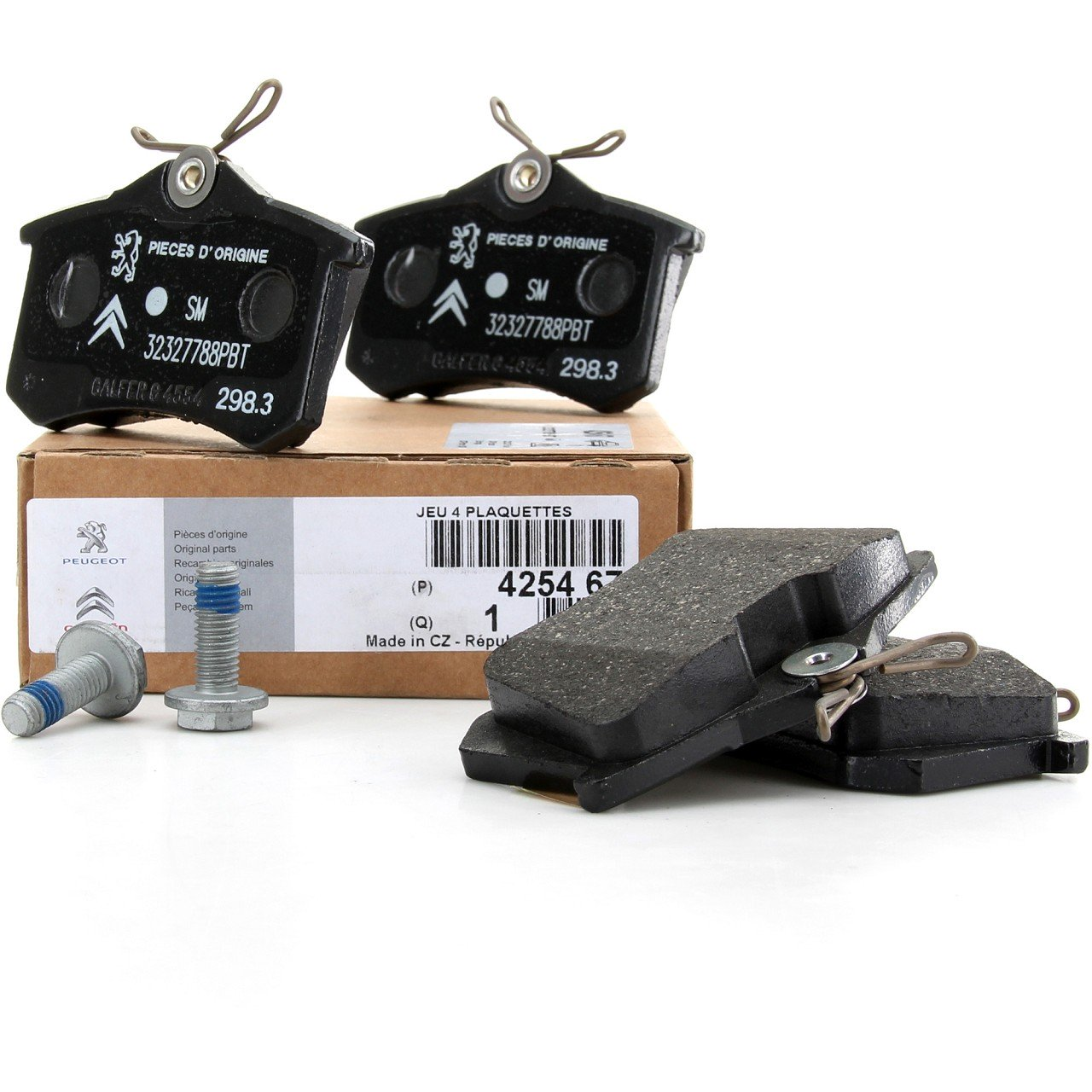 PSA 1647873680 | Citroen C4 Arka Fren Balata Takımı Orijinal