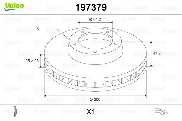 VALEO 197379 | Fren Diski Ön Civic Ix Sedan (Fb) 11-1.6 (Fb7, Fb1) Civic VII Hatchback (Eu, Ep, Ev) 00-052.0 İ Sport (Ev1) 1.4 İs (Ep1, Eu5, Eu7) 1.6 İ (Ep2, Eu8, Eu6) Civic VIII Hatchback (Fn, Fk) 05-1.4 (Fk1) 1.8 (Fn1, Fk2) 2.2 Ctdi (Fk3) 1.4 (Fk1, Fn4)