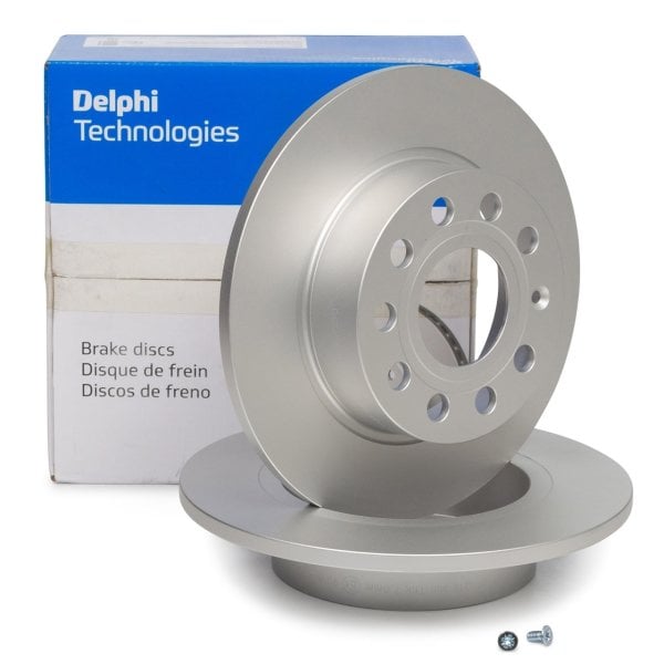 DELPHI BG5019C | Volkswagen Golf 6 2009-2011 Model Arası Arka Fren Disk Takımı