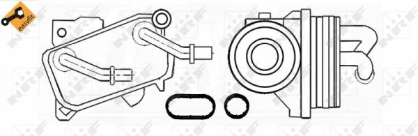 NRF 31182 | M.Benz W163-210-220 M112 Yağ Radyatörü 1121880401