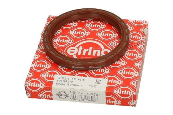 ELRING 590.797 | Opel Astra J 1.4 Turbo (A14NET) Benzinli Arka Krank Keçesi