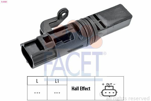 FACET 9.0481 | Kılometre Hız Sensörü Focus I 98 > 04 Focus II 04 / > C Max 04 > 07 Fiesta Fusion 01 / >
