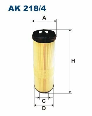 FILTRON AK218-4 | Hava Filtresi 01-C-Seri (W203-S203)