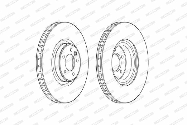FERODO DDF2601C-1 | Disk On (Ad) 10-Range Rover | 1 Adet