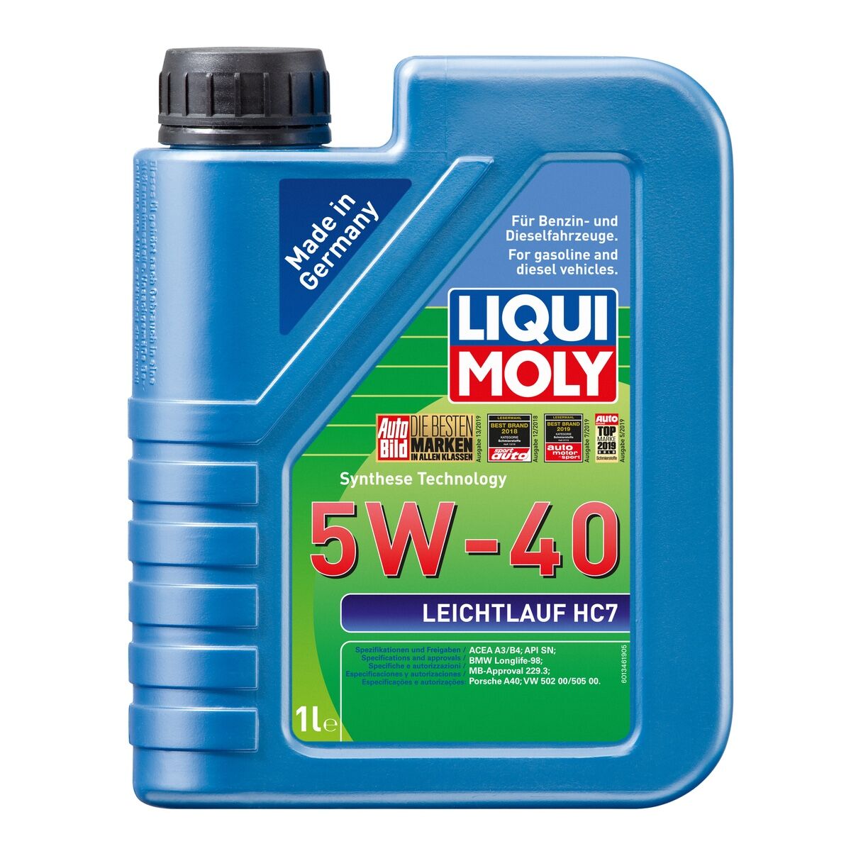 LIQUI MOLY 1346 | Leichtlauf HC7 5W-40 Motor Yağı 1 Litre (1346)