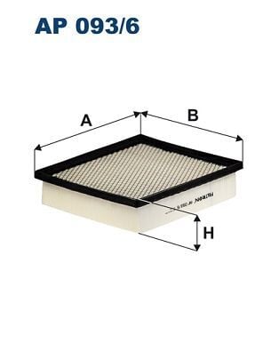 FILTRON AP093/6 | Hava Filtresi 15 > L200 2.4 4Wd Y.No:Ap143 / 9 *U.K**