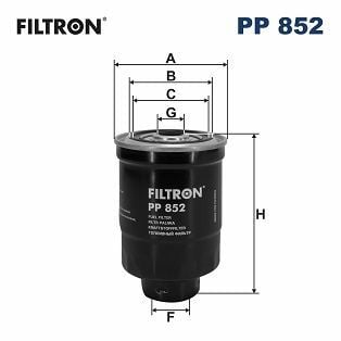 FILTRON PP852 | Yakıt Filtresi H100 Starex L200 L300 Bongo K2500 Pregıo 2.5 94 >