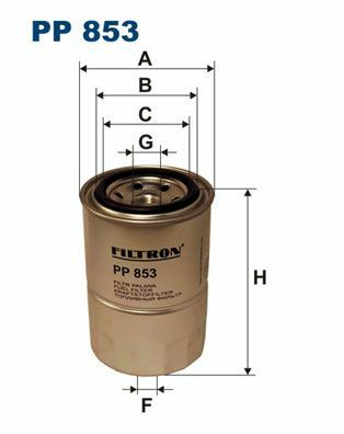 FILTRON PP853 | Mazot Filtresi Kia Bongo 2.7 1997 > Ceres 2.2 1992 1997