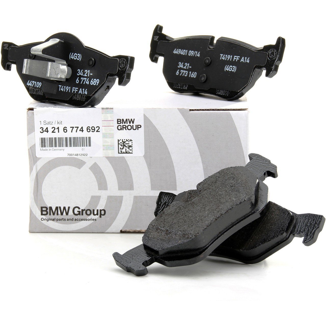 BMW 34216774692 | 3 Serisi E90 Kasa 320d-320i Arka Fren Balata Takımı Orjinal