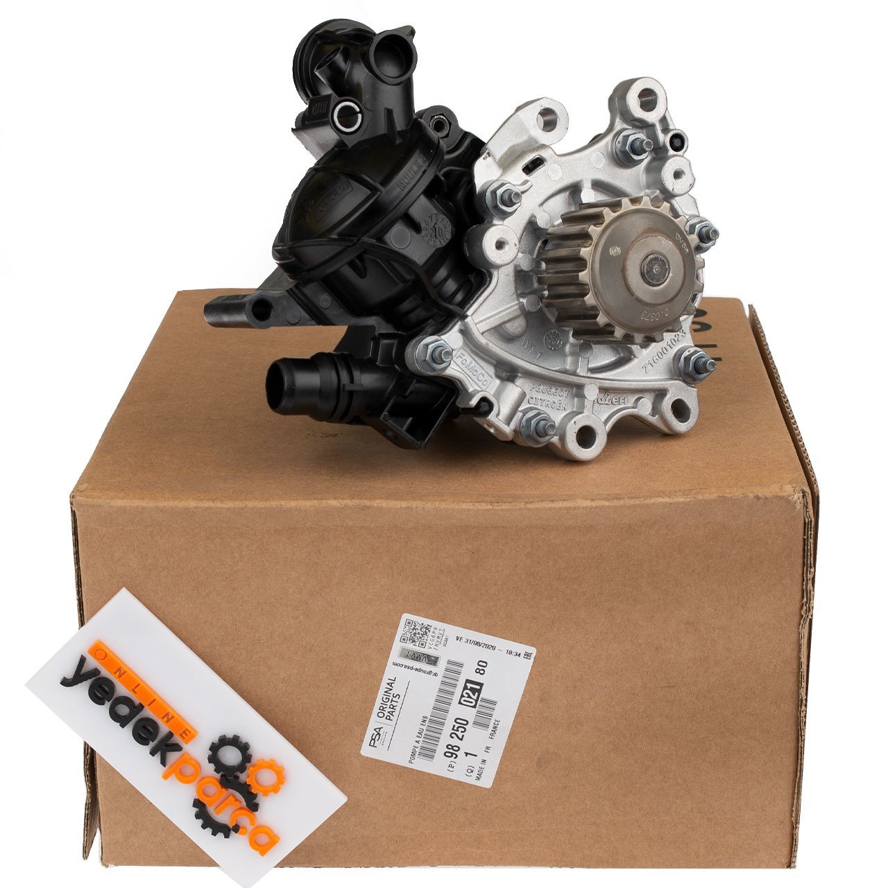 PSA 9825002180 | Citroen Berlingo 1.5 BlueHdi Devirdaim Su Pompası Komple Orijinal