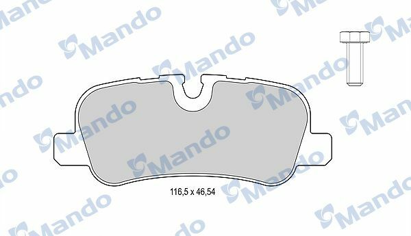 MANDO MBF015602 | Fren Balata Arka 05-Discovery-Range Rover