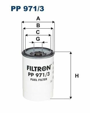 FILTRON PP971-3 | Yakıt Filtresi Renault Magnum Dxı12-Premıum 2 / Volvo Fh-Fh16-Fl-Fm