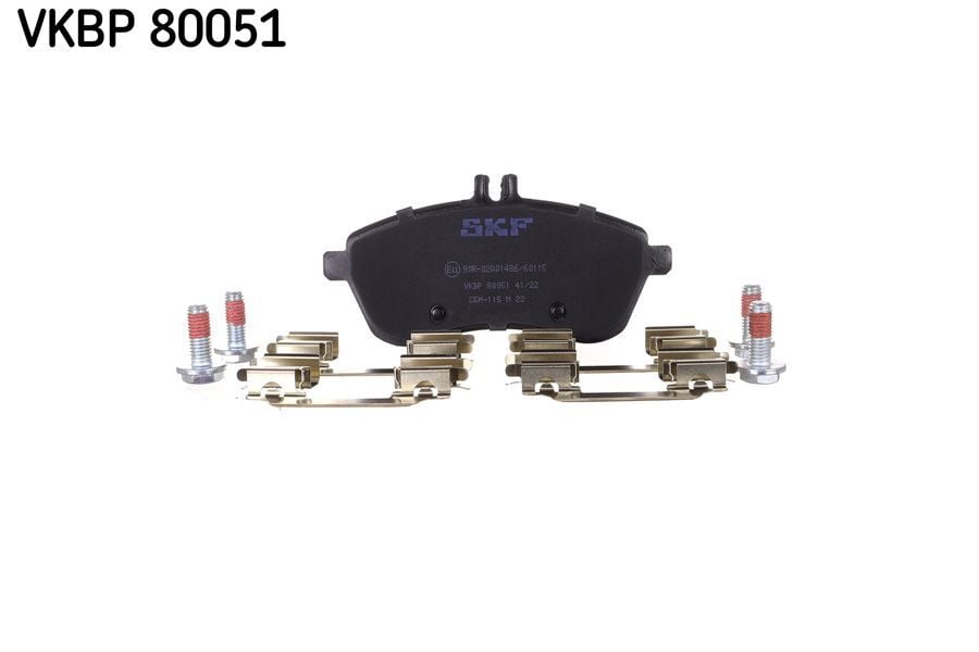 SKF VKBP80051 | Fren Balatası Ön W204 13 > 14 S204 13 > 14 C204 13 > W212 13 > 16 S212 13 > 16 R172 13 >