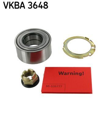 SKF VKBA3648 | Teker Rulmanı Ön Kit ABS Li Espace IV Traffic II 1.9 F9q 2.0 M9r