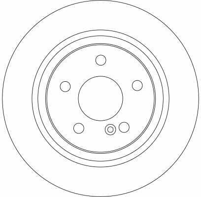 TRW DF4270 | Fren Diski Arka Mercedes W204 W211 W219 W212 02 -